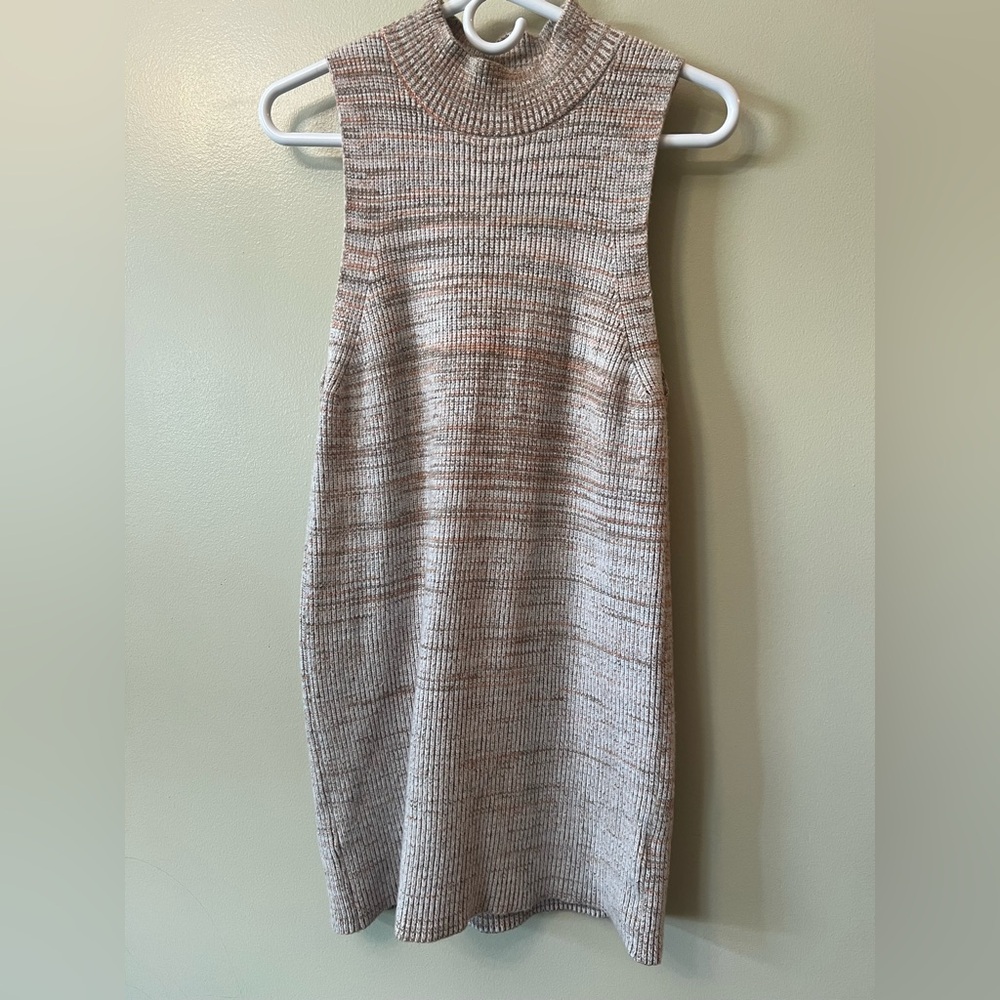 Free People Sleeveless Turtleneck Sweater Dress Women’s Size Small